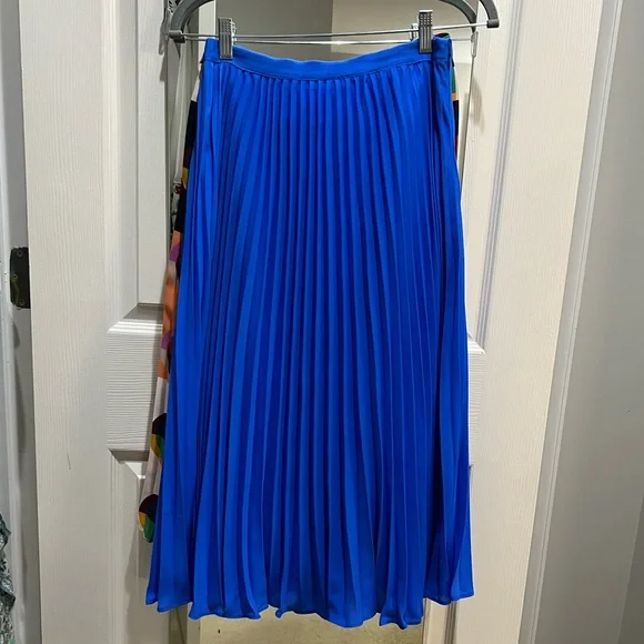 Banana Republic Skirts Banana Republic Electric Blue Pleated